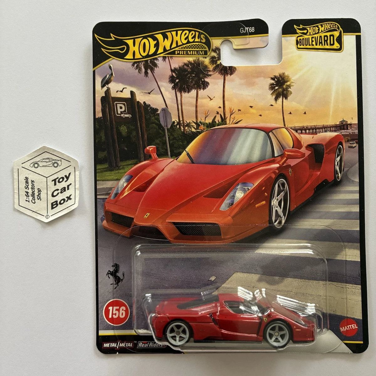 2026 HOT WHEELS Boulevard #156 - Enzo Ferrari (Red - Premium) H00g