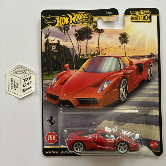 2026 HOT WHEELS Boulevard #156 - Enzo Ferrari (Red - Premium) H00g