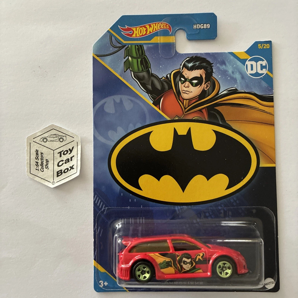 2025 HOT WHEELS Batman #5 - Audacious (Red - Batman Series HDG89) D00g