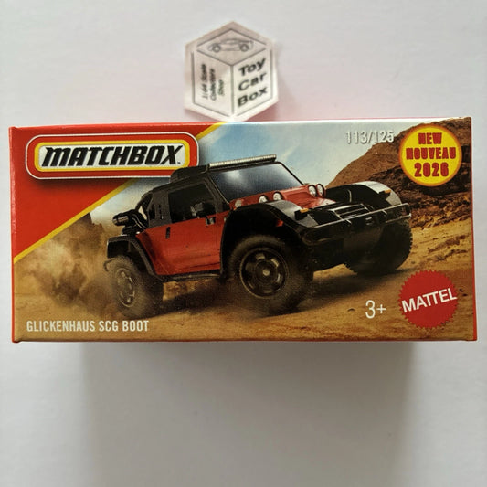 2026 MATCHBOX #113 - Glickenhaus SCG Boot (Red - Power Grab) C50