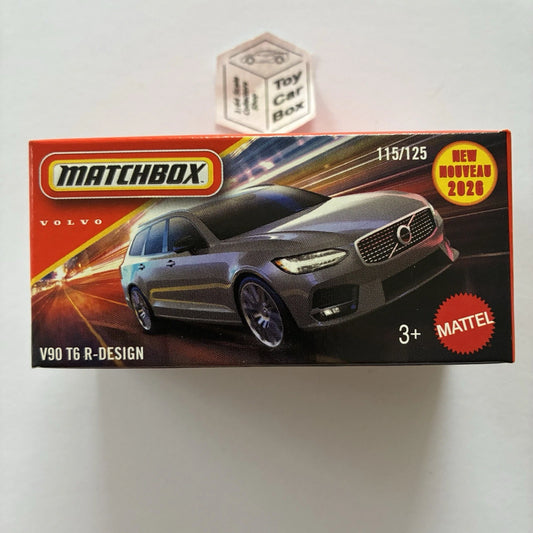 2026 MATCHBOX #115 - Volvo V90 T6 R-Design (Grey - Power Grab) C50
