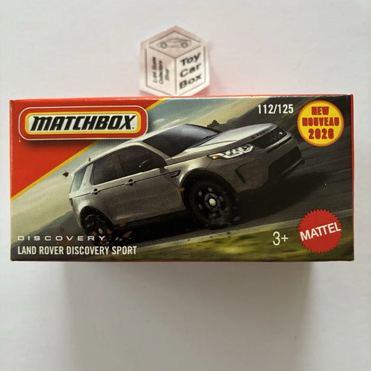 2026 MATCHBOX #112 - Land Rover Discovery Sport (Silver - Power Grab) C50