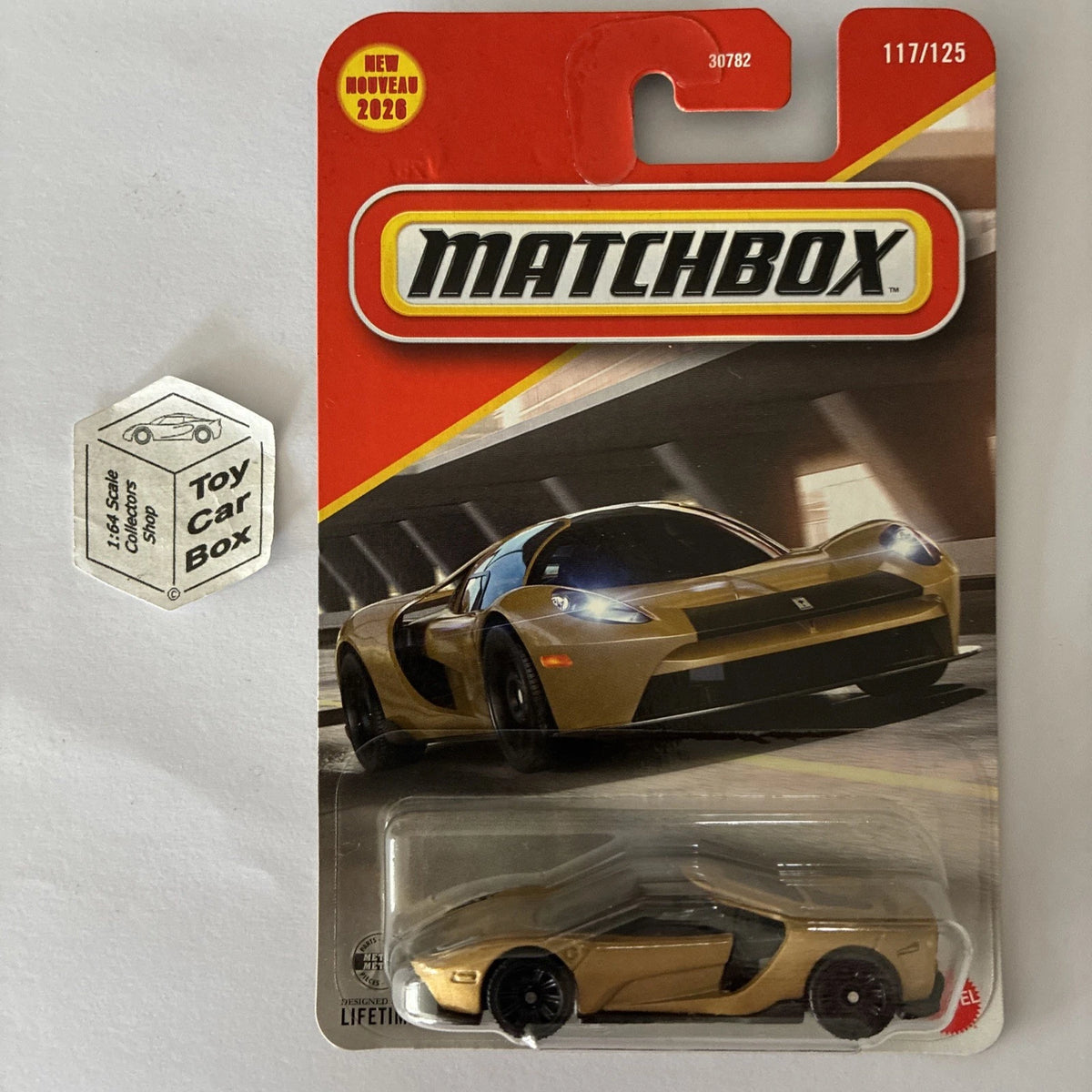 2026 MATCHBOX #117- 2024 Glickenhaus SCG 004 (Long Card - Unopened) C00
