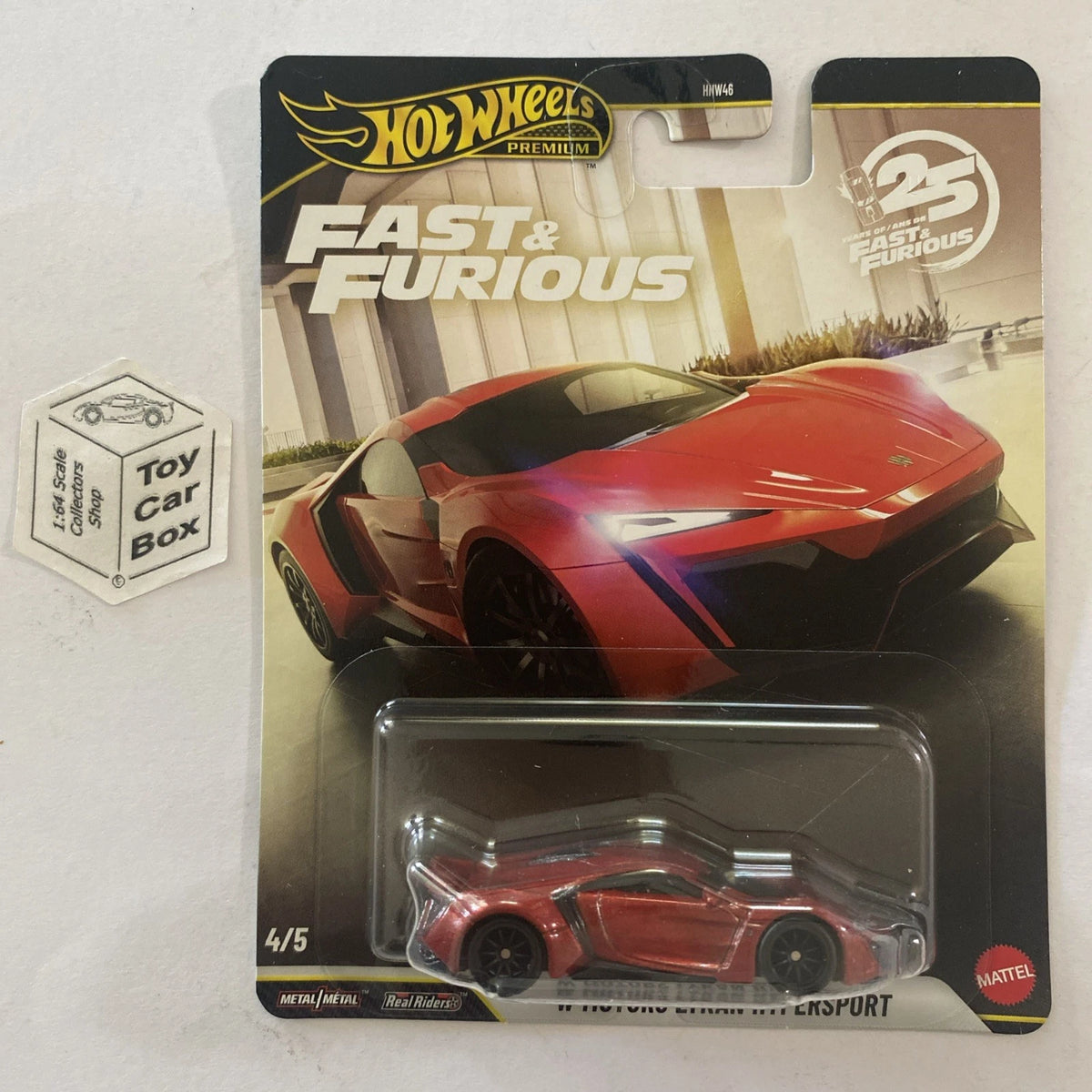 2026 HOT WHEELS Fast & Furious - W Motors Lykan Hypersport (Red #4) G20