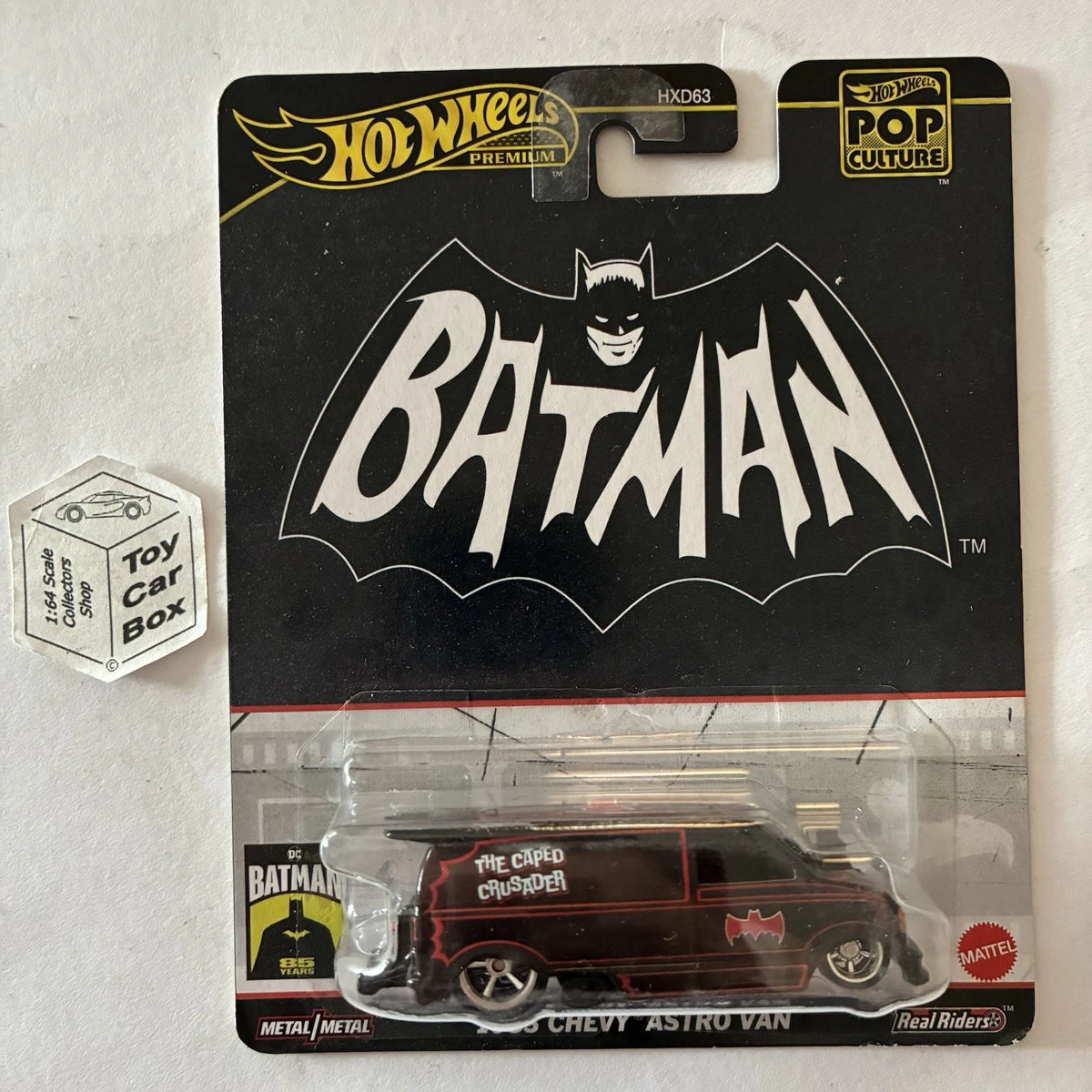 2024 HOT WHEELS Pop Culture - 1985 Chevy Astro Van (Batman Caped Crusader) G71g