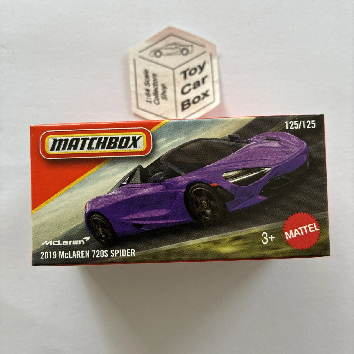 2026 MATCHBOX #125 - 2019 McLaren 720S Spider (Purple - Power Grab) C50