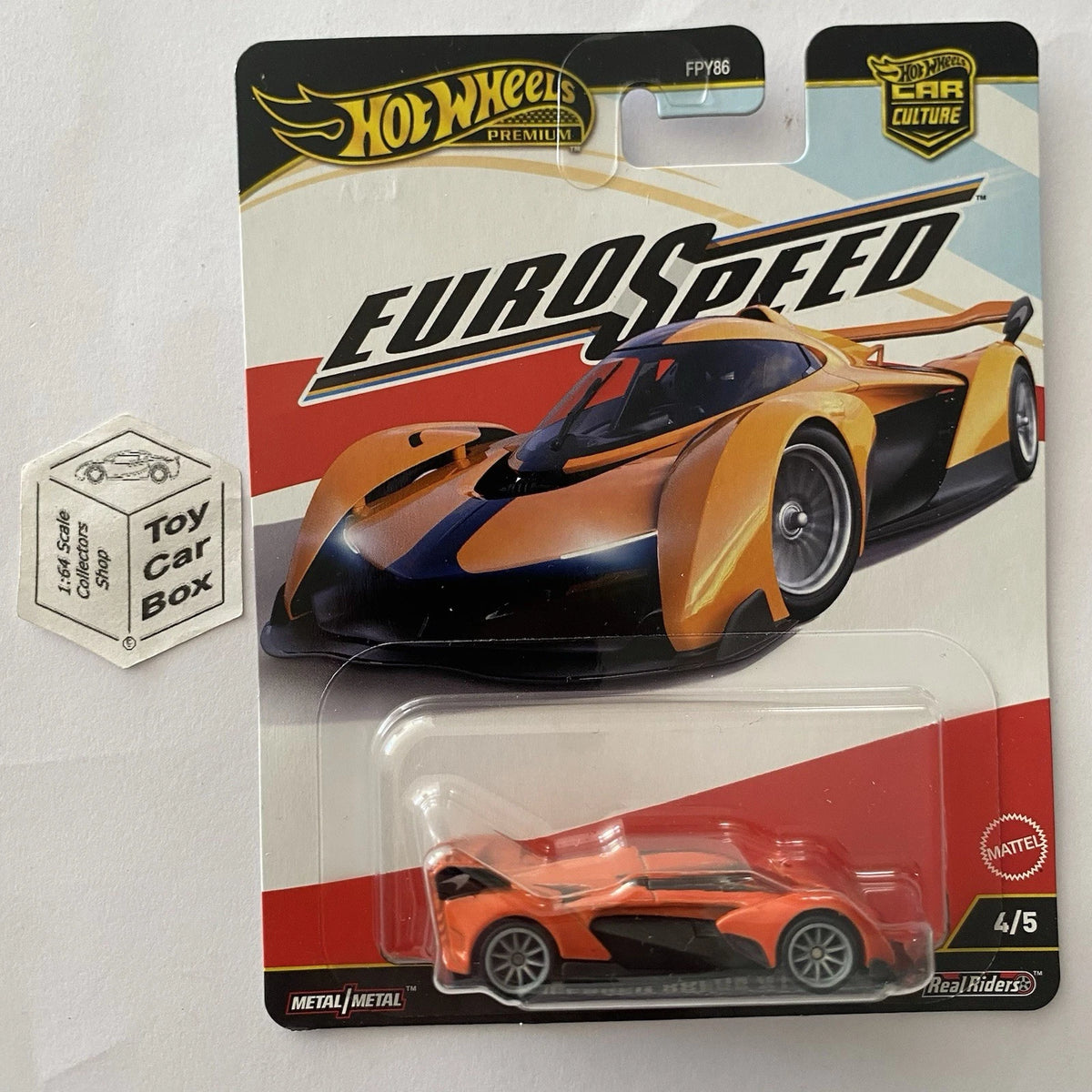 2025 HOT WHEELS Car Culture - Mclaren Solus GT (Orange #4 Euro Speed) G20