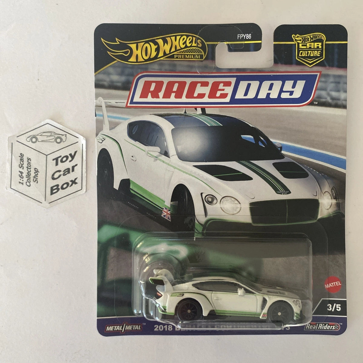 2025 HOT WHEELS Car Culture - 2018 Bentley Continental GT3 (#3 Race Day) H51g