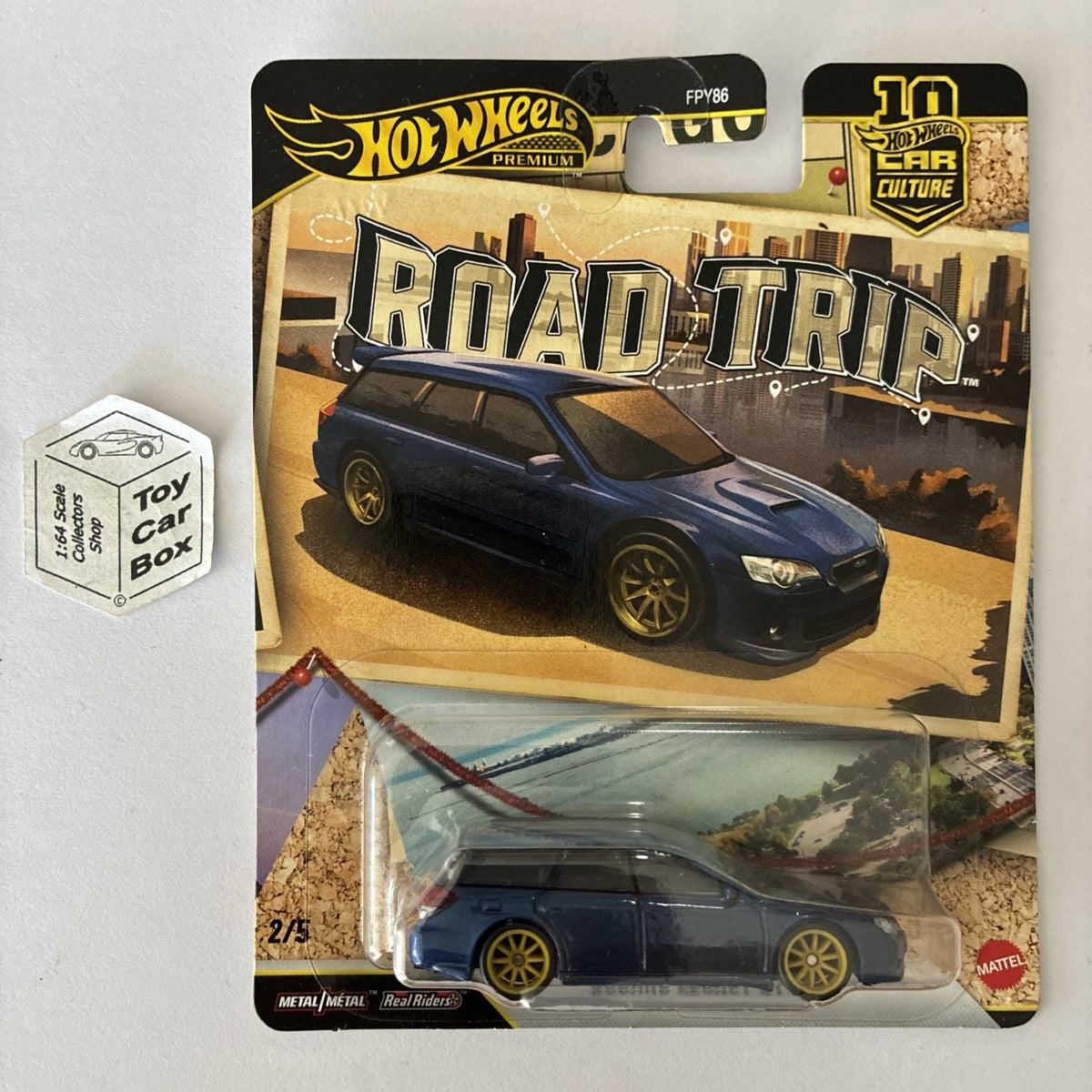 2026 HOT WHEELS Car Culture - Subaru Legacy GT(BP) (Blue #2 Road Trip) I99