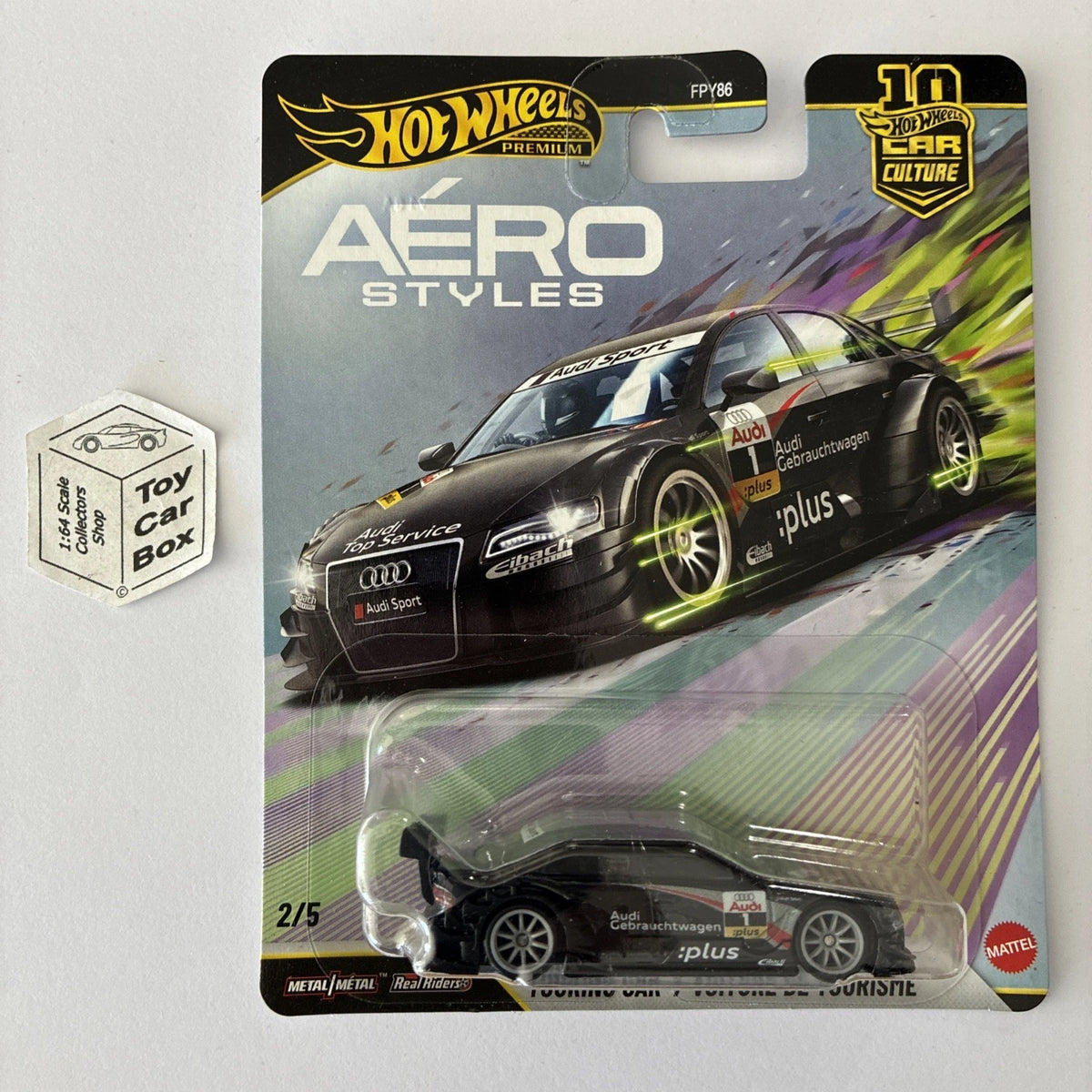 2026 HOT WHEELS Car Culture - 2008 Audi A4 Touring Car (Black #2 Aero Styles) G20