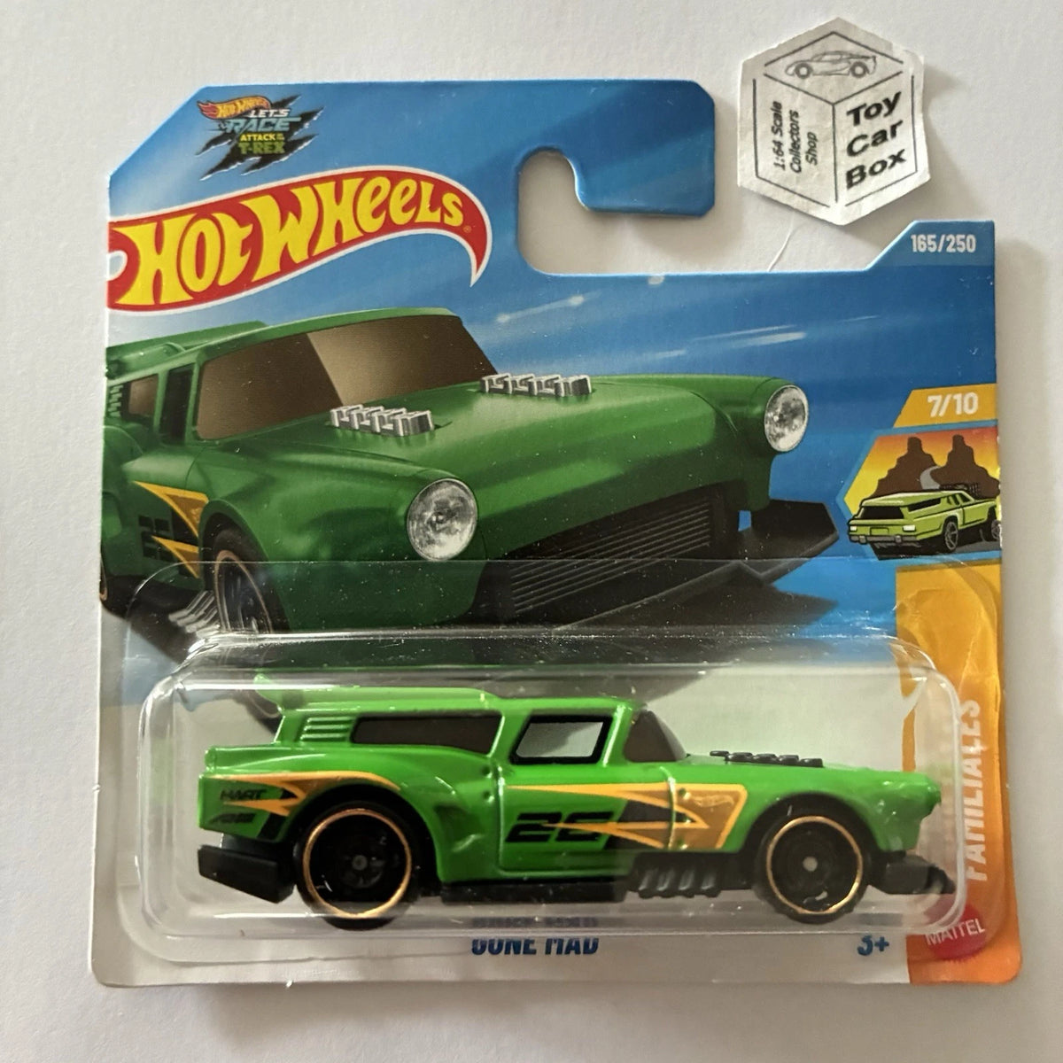 2026 HOT WHEELS #165 - Gone Mad (Green #7 Wagons - Short Card) B39g