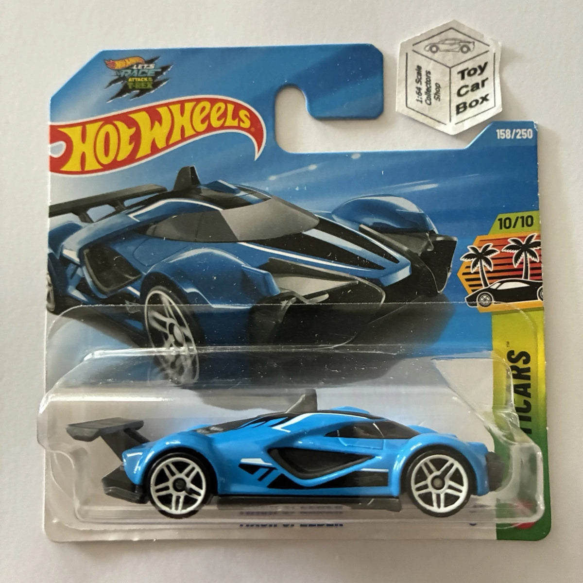 2026 HOT WHEELS #158 - Mach Speeder (Blue #10 Exoticars - Short Card) B39g