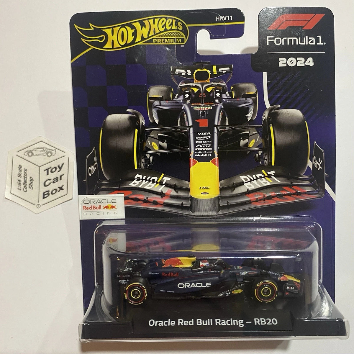 2025 HOT WHEELS Formula 1 #1 - Oracle Red Bull Racing RB20 (Max Verstrappen) J80