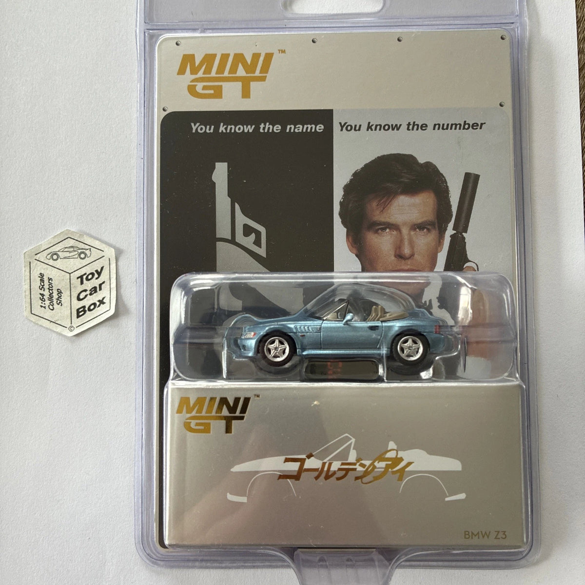 MINI GT - BMW Z3 (James Bond 007 - Golden Eye #914-J Japanese) R00g