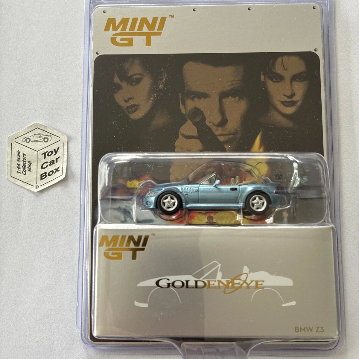 MINI GT - BMW Z3 (James Bond 007 - Golden Eye #914-E English) R00g