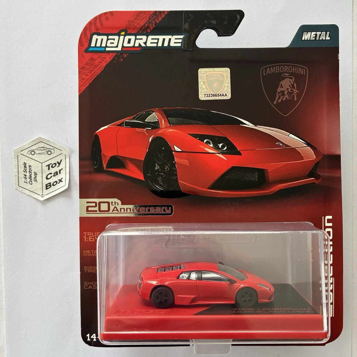 MAJORETTE - 2006 Lamborghini Murcielago LP640 (Collection - True 1:64 - Red) J38