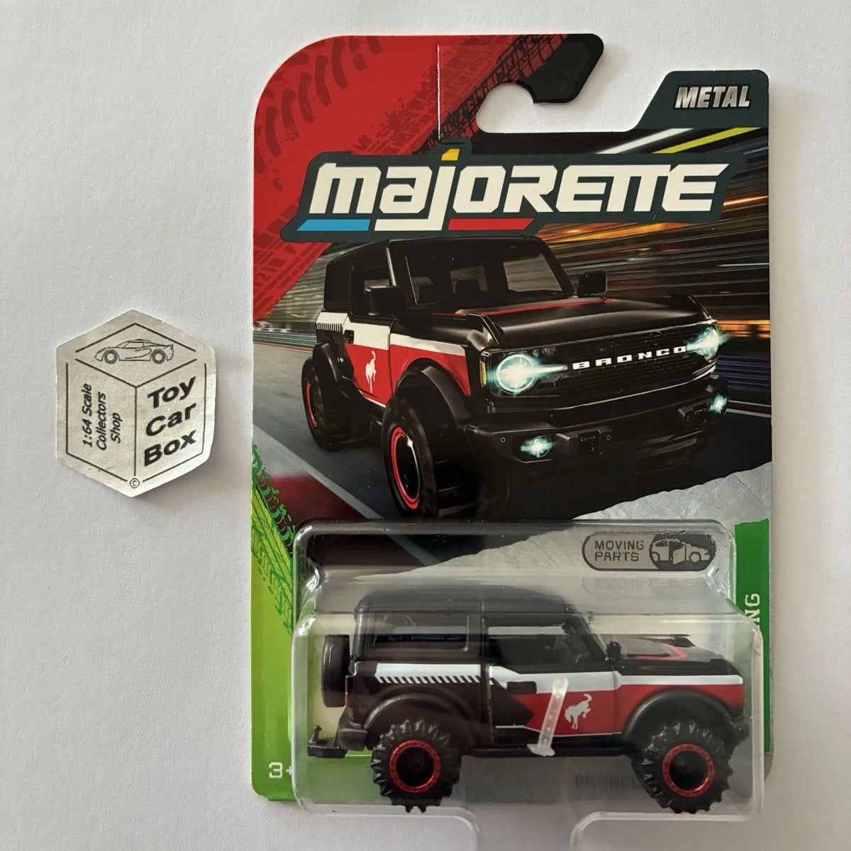 MAJORETTE Ford Bronco Wildtrak (Black - Racing Premium Car - Opening Doors) E38