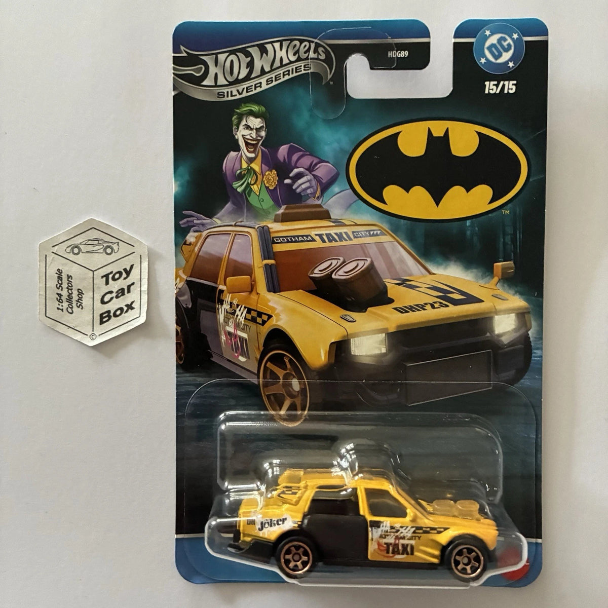 2026 HOT WHEELS Batman #15 - Time Attaxi (Yellow -Silver Series HDG89-979U) D15g