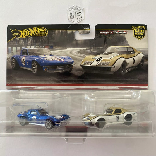 2024 HOT WHEELS Car Culture Twin Set - Custom Stingray & ‘69 COPO Corvette -Q10