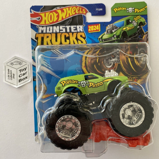 2024 HOT WHEELS Monster Trucks - Poison Pinto (Green - Crash Legends) E00