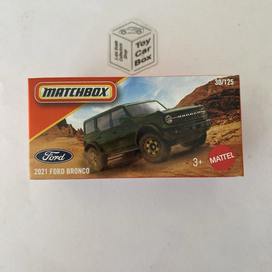 2025 MATCHBOX #30 - 2021 Ford Bronco (Green - Power Grab) C50