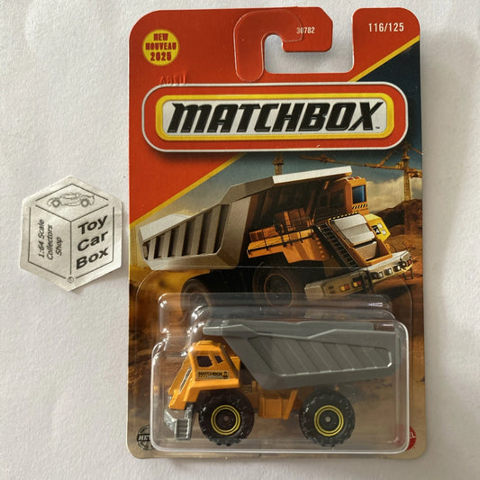 2025 MATCHBOX #116 - MBX Turf Hauler II (Yellow/Grey - Long Card) B64