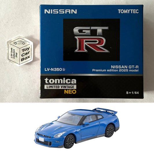 TOMICA Limited Vintage Neo - ‘25 Nissan GT-R Premium Ed. (Blue #LV-N350b) CC33