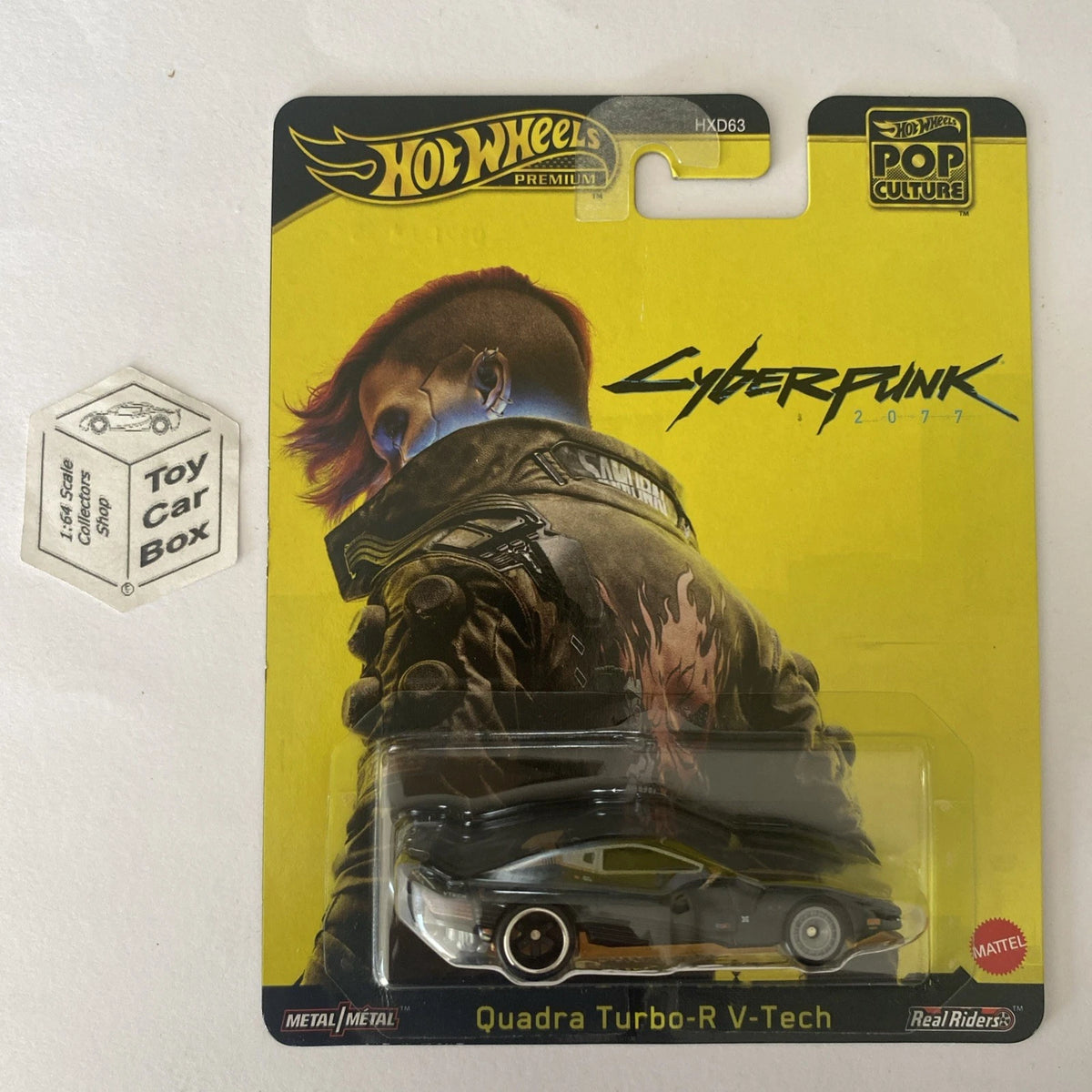 2025 HOT WHEELS Pop Culture - Quadra Turbo-R V- Tech (Cyberpunk) - F48