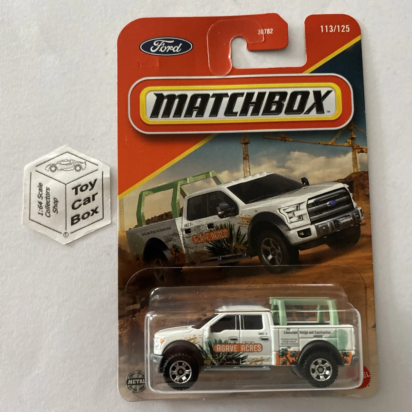 2025 MATCHBOX #113 - 2015 Ford F-150 Contractor Truck (Agave Acres - Long) B64