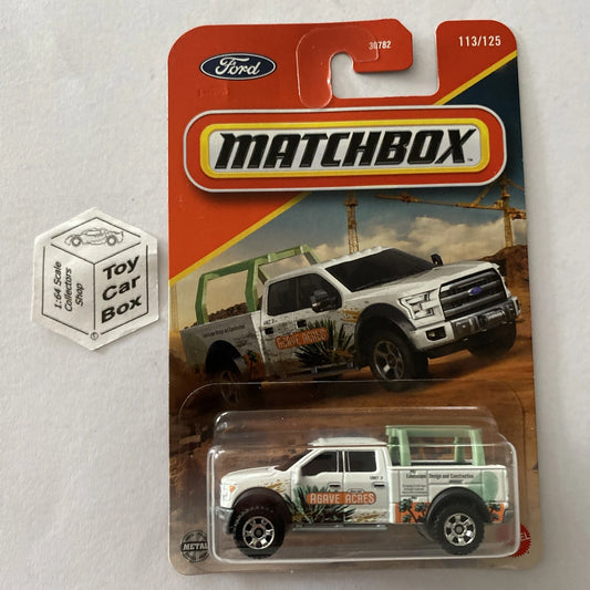 2025 MATCHBOX #113 - 2015 Ford F-150 Contractor Truck (Agave Acres - Long) B64
