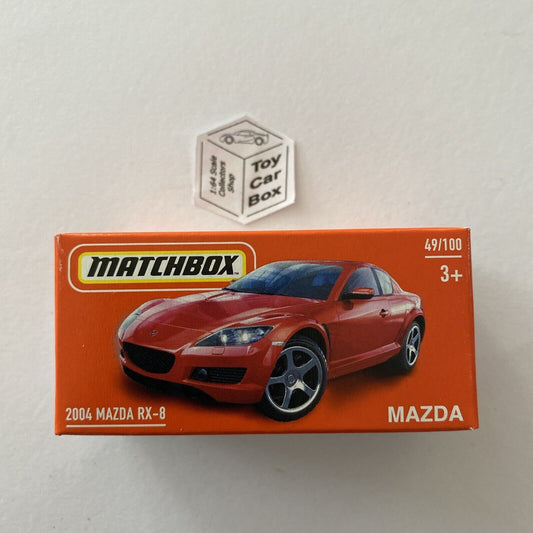 2024 MATCHBOX #49 - 2004 Mazda RX-8 (Red - Power Grab - Unopened) B10