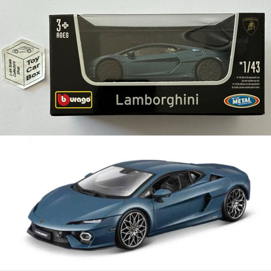 BBURAGO 1/43 - Lamborghini Temerario (Grey - Street Fire - Boxed) E04g