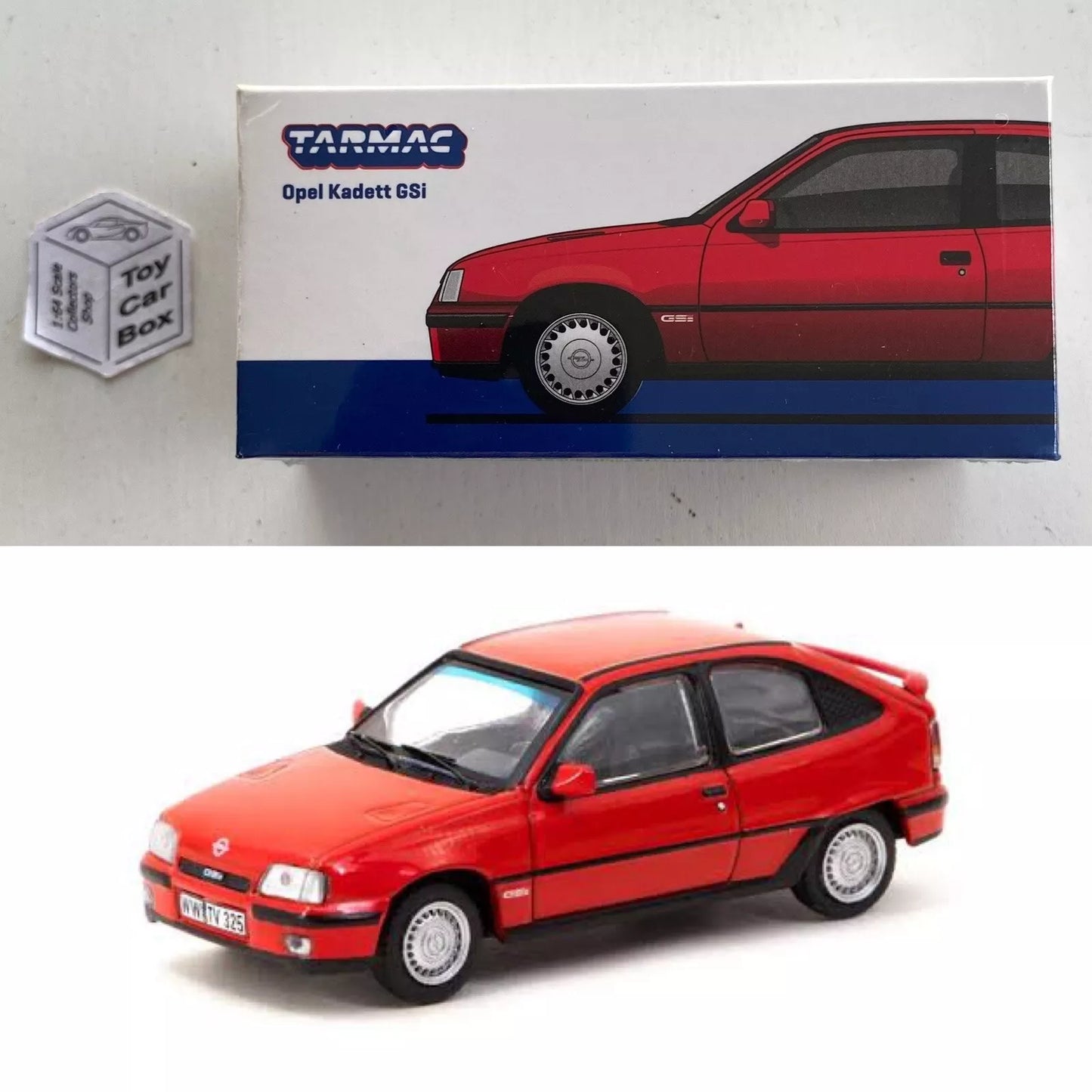 TARMAC - Opel Kadett GSI (Red - 1/64 Scale - Boxed) P45