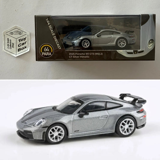 PARA64 - 2025 Porsche 911 GT3 992.2 (GT Silver Metallic - 1/64 Scale) T00
