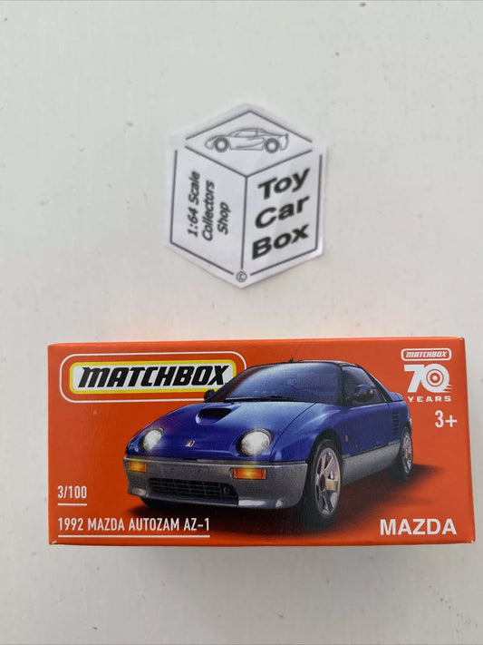 2023 MATCHBOX #3 - 1992 Mazda Autozam AZ-1 (Blue - Power Grab ) Z0