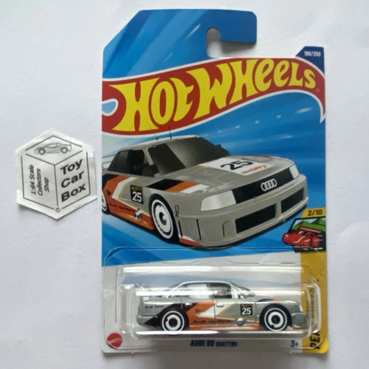 2025 HOT WHEELS #199 - Audi 90 Quattro (Silver #2 Peak Pursuit - Long Card) A60