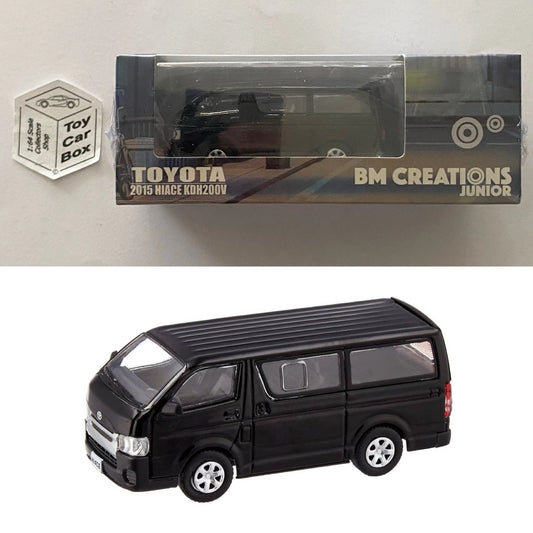 BM CREATIONS - Toyota Hiace - 2015 (1:64 Scale - Black - RHD) Og