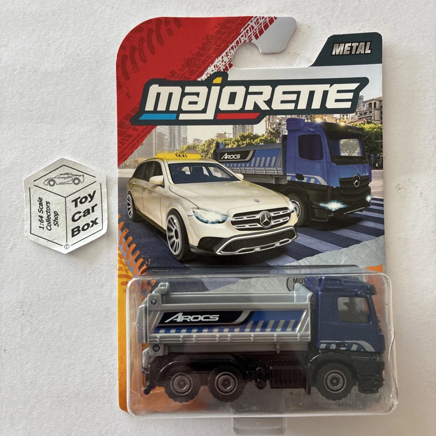 MAJORETTE Mercedes-Benz Arocs Tipper Truck (City Cars 1/64* - Blue) E64