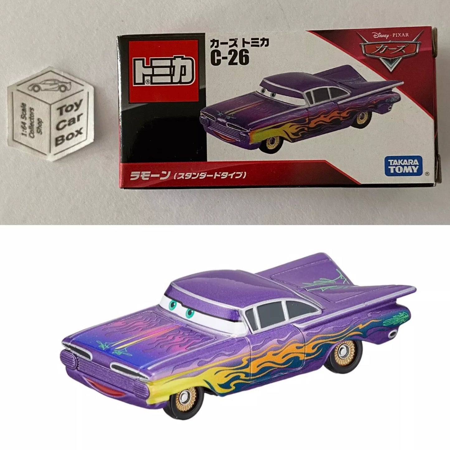 TOMICA Disney Cars #C-26 - Ramone (Standard Type - 1:64 Scale* - Boxed) J00