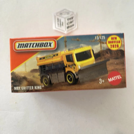 2026 MATCHBOX #13 - MBX Gritter King Truck (Yellow - Power Grab) B80
