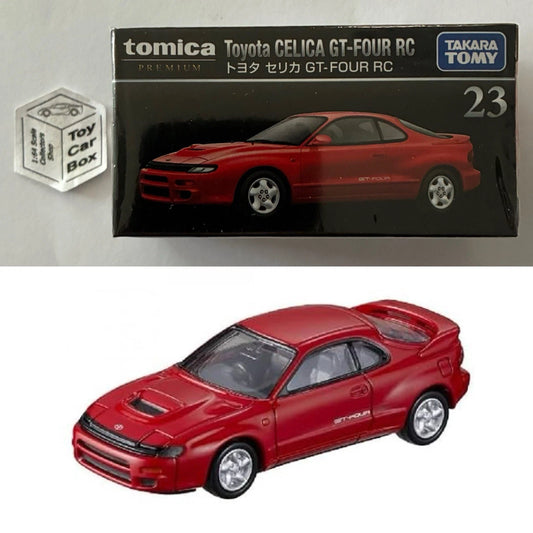 TOMICA Premium #23 - Toyota Celica GT-Four RC (Red - 1/60 Scale - Unopened) I50