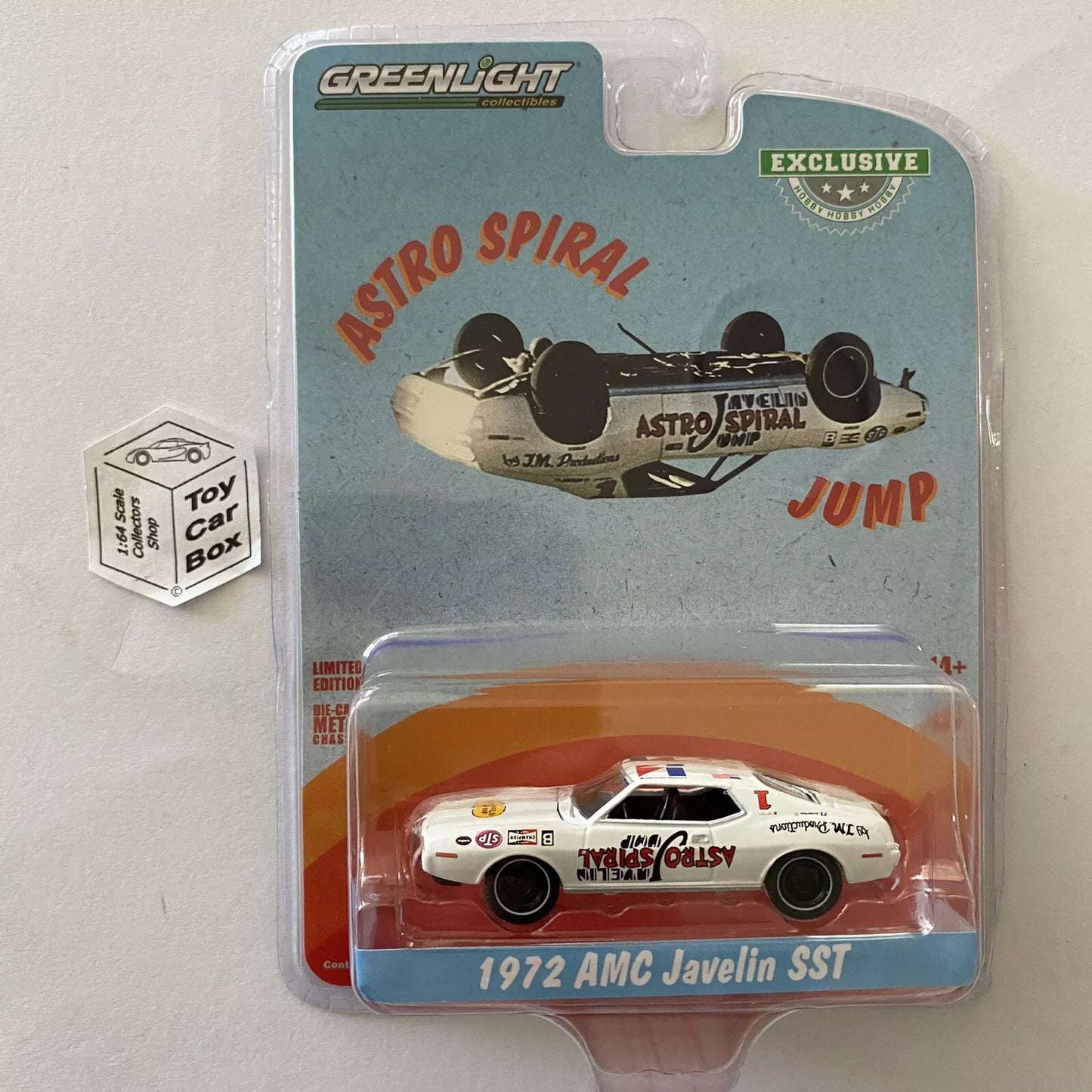 GREENLIGHT - 1972 AMC Javelin SST (Astro Spiral Jump - Hobby Exclusive) I84g