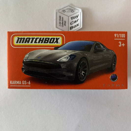 2024 MATCHBOX #91 - Karma GS-6 (Grey - Power Grab - Unopened) B80