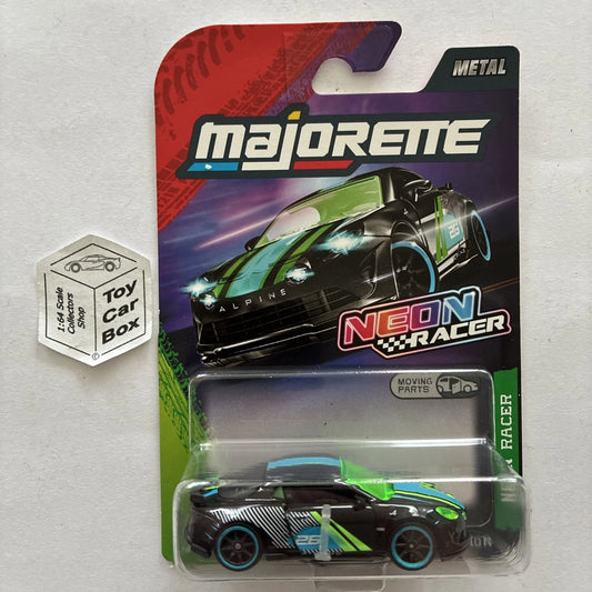 MAJORETTE Alpine A110 R (Black - 1:64* Neon Racers - Opening Doors) E64