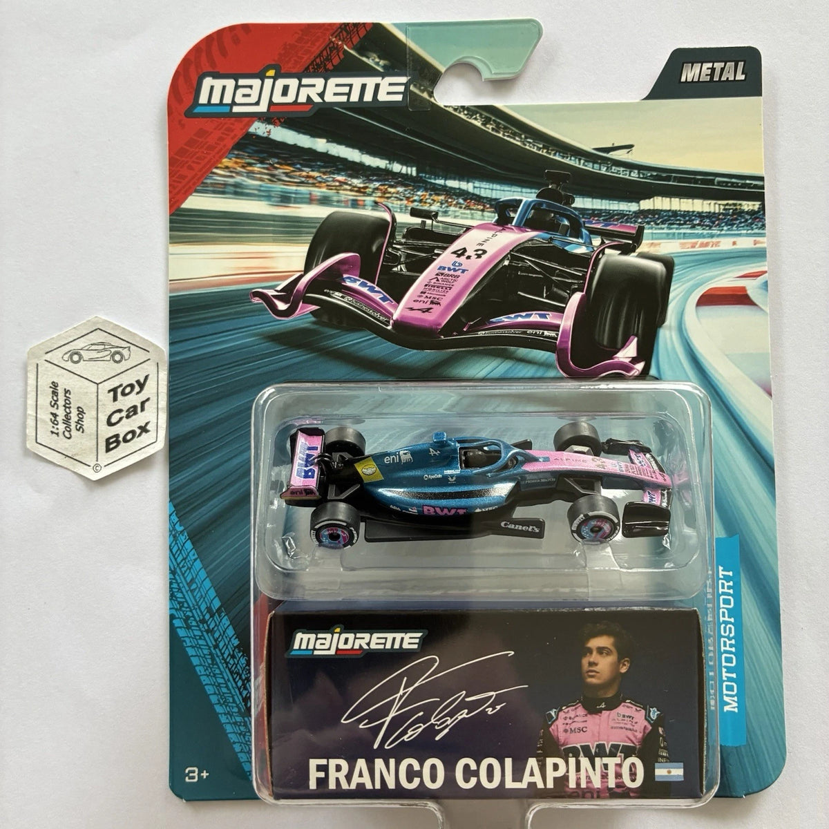 MAJORETTE Alpine A525 R19 (Formula 1 Motorsport Deluxe - Franco Colapinto) G43
