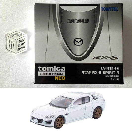 TOMICA Limited Vintage Neo - ‘12 Mazda RX-8 Spirit R (White #LV-N314e) BH66
