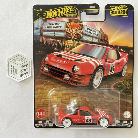 2025 HOT WHEELS Boulevard #140 - Ford RS200 (Red - Premium) G20