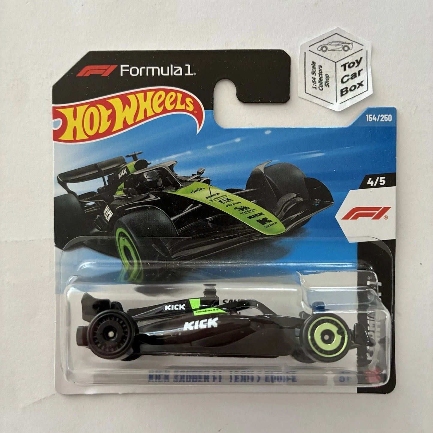 2026 HOT WHEELS #154 - Kick Sauber F1 Team (2025 Formula 1 - Short Card) C75