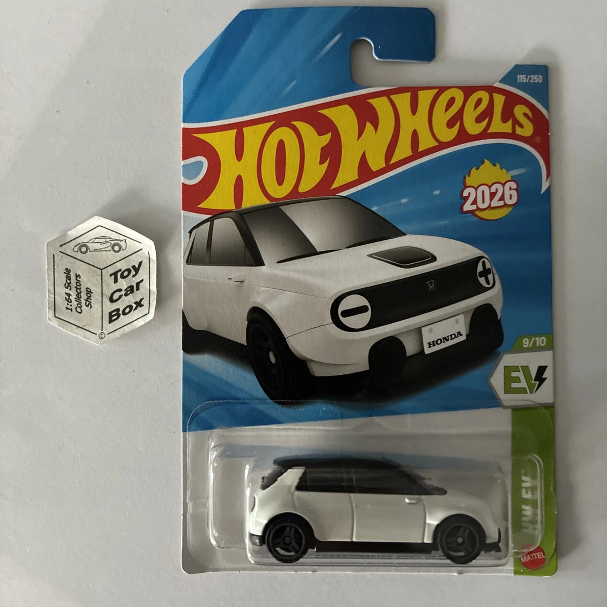 2026 HOT WHEELS #115 - Custom 2020 Honda E (White #9 HW EV) A44