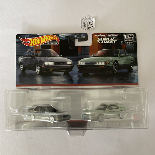 2024 HOT WHEELS Car Culture Twin Set ‘91 Nissan Sentra & Nissan Silvia (S13) Q10